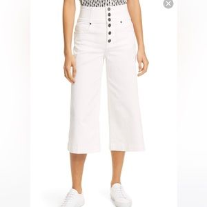 Joie Desoray white crop pants